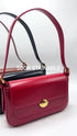 Isla - Vintage Gold Buckle Pochette Envelope Bag Red